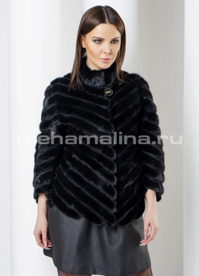 Норковый жакет модель № M-153 универмаг малина