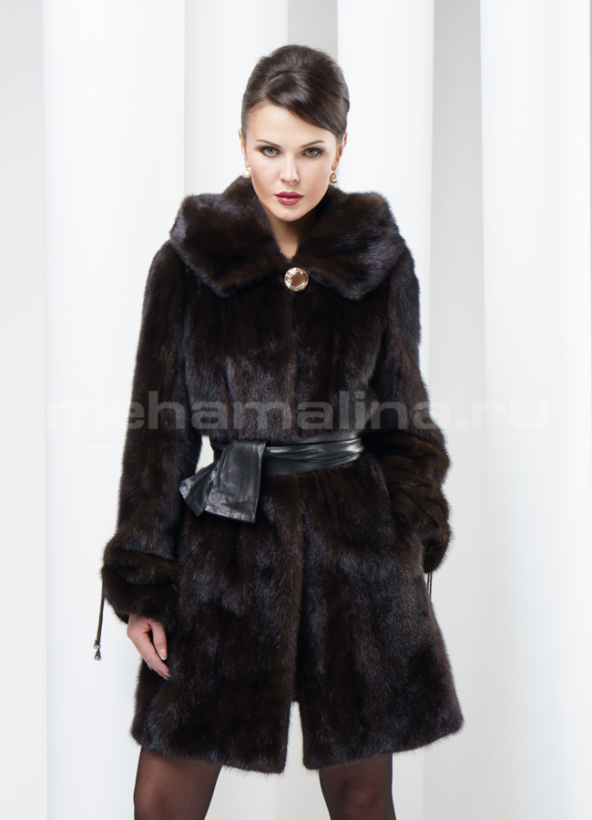 фото Шуба норка с капюшоном, балетка модель № S-136 фото Шуба норка с капюшоном, балетка модель № S-136