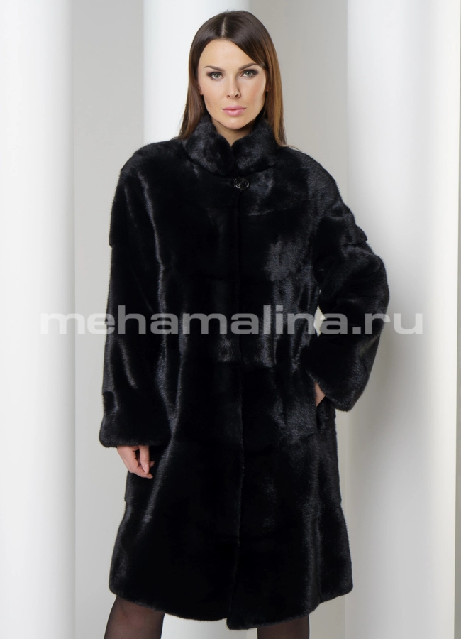 Шуба из норки модель № S-571 универмаг малина