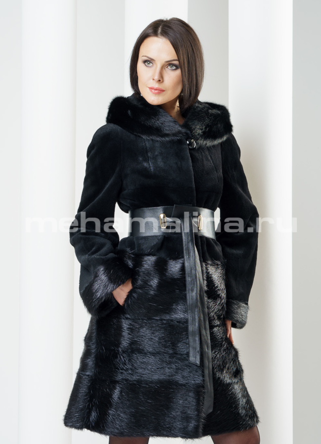 фото Шуба из нутрии 