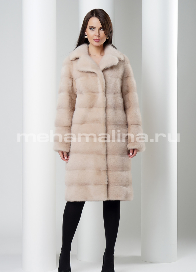 Шуба из норки модель № S-497 в рассрочку