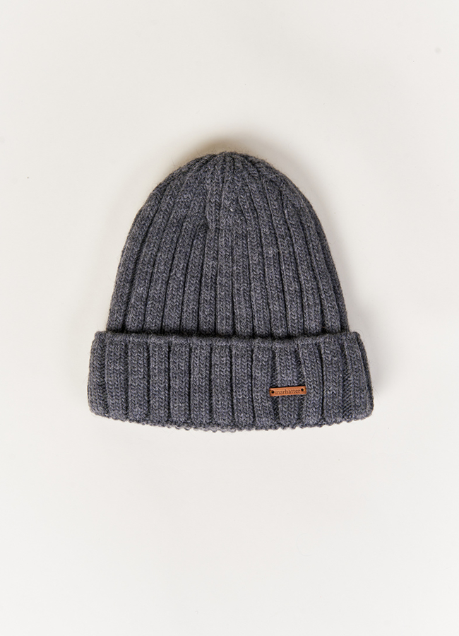 шапка мужская в цвете антрацит модель № MMH 10971 в кредит