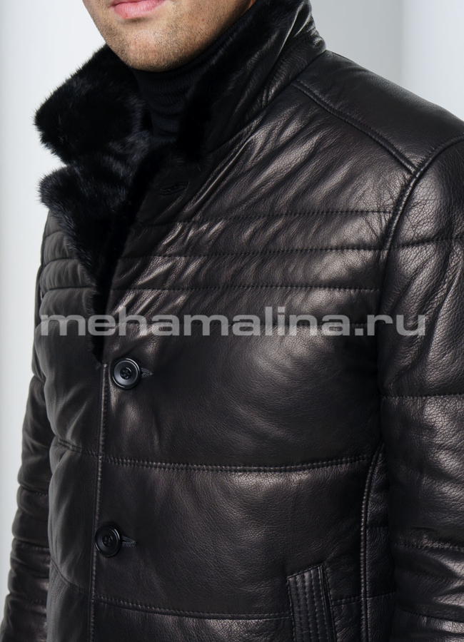 Мужской пуховик модель № ПМ-86 универмаг малина