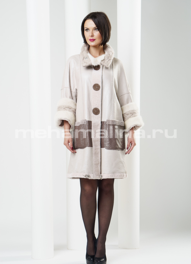 Двустороннее меховое пальто 