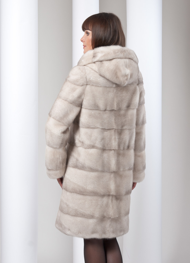 Шуба норковая, колотый лед модель № S-7 в кредит