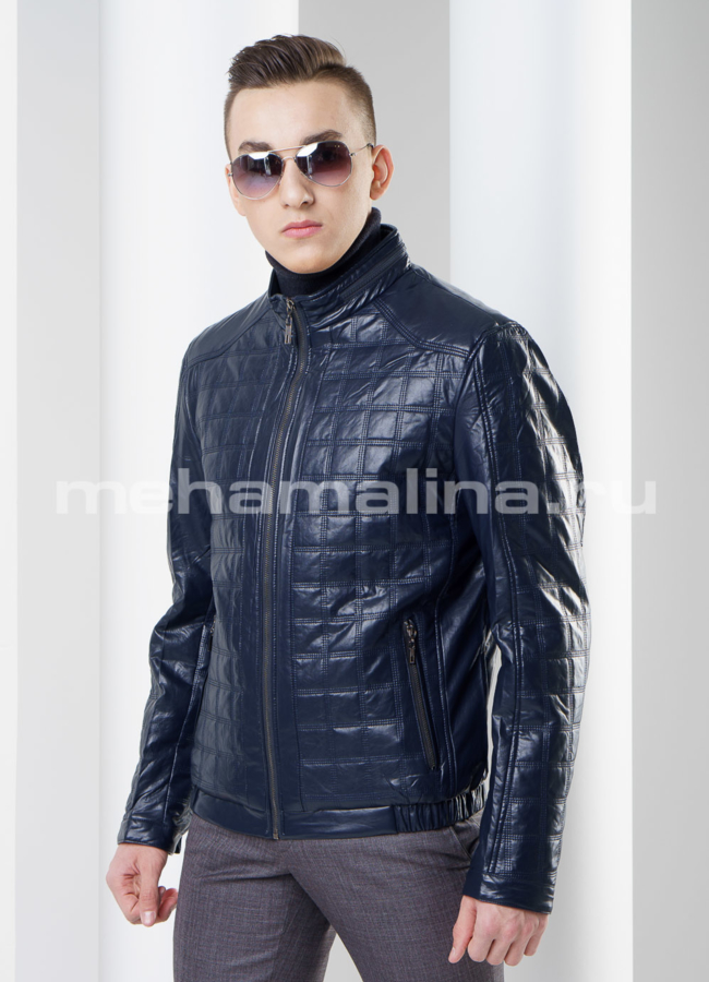 Куртка из эко кожи модель № KP-144 меха малина Куртка из эко кожи модель № KP-144 меха малина