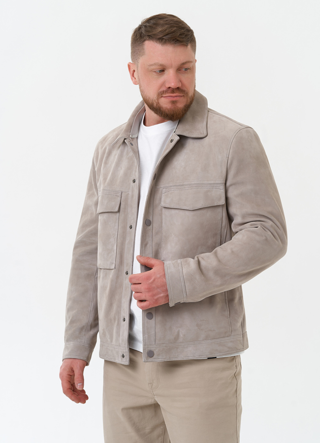 Мужская куртка из натуральной замши модель № 30064 универмаг малина Мужская куртка из натуральной замши модель № 30064 универмаг малина