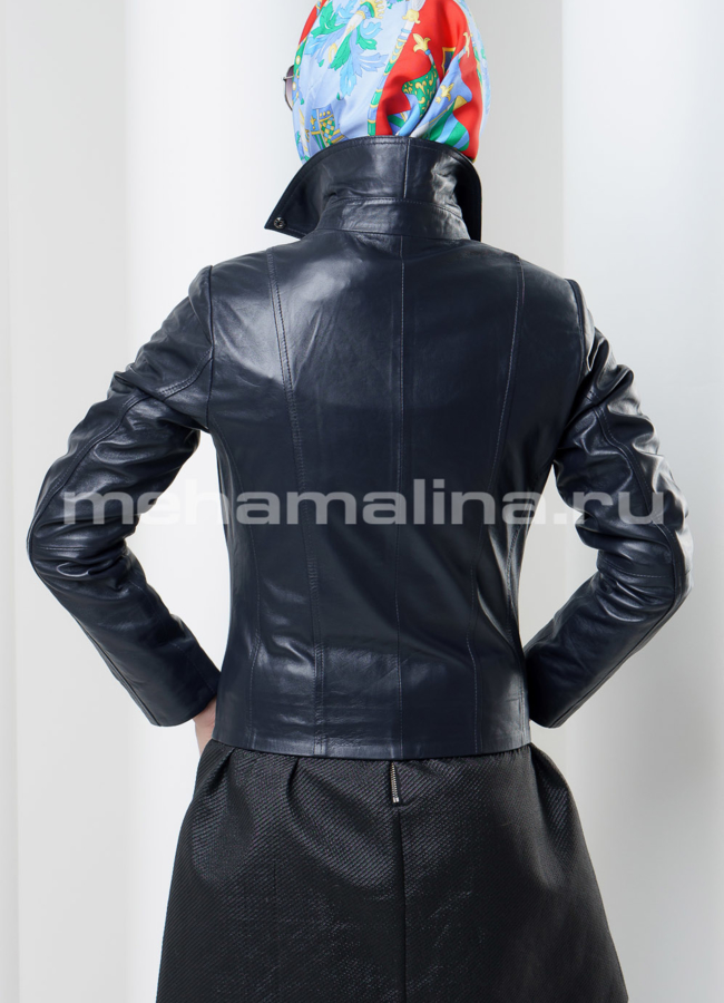 Кожаная куртка модель № K-353 в кредит