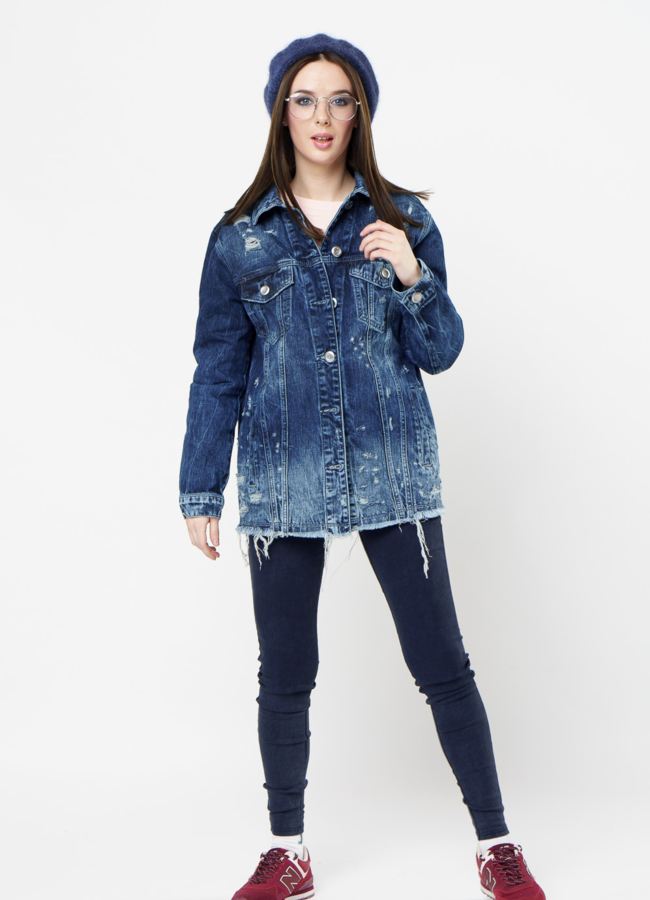 Куртка джинсовая  модель № 377 в рассрочку