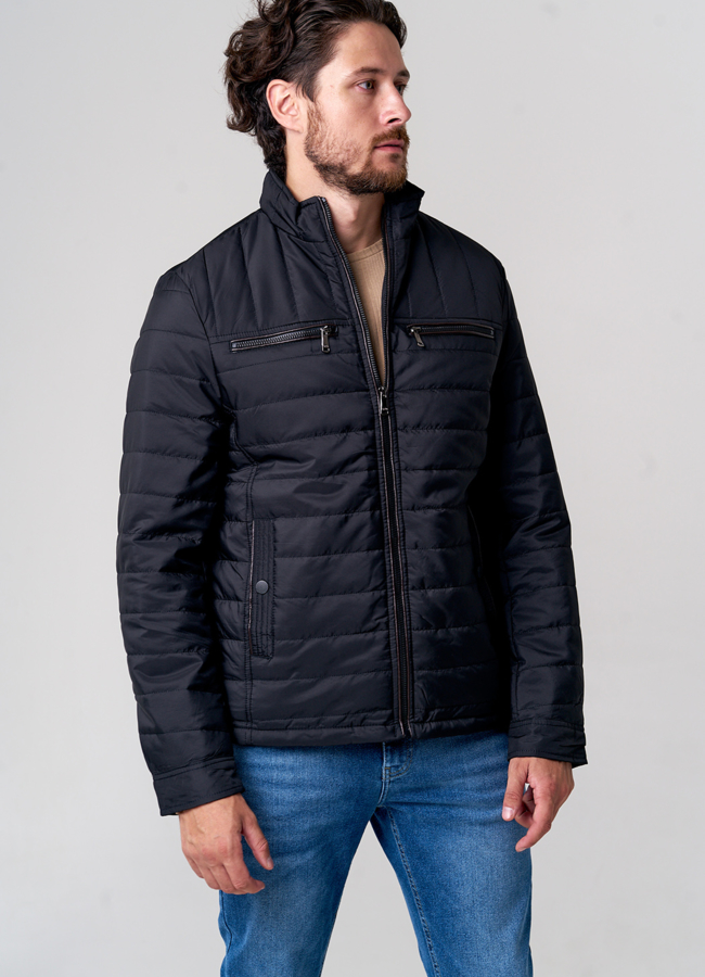 Утепленная мужская куртка с воротником стойкой модель № 937-4 универмаг малина