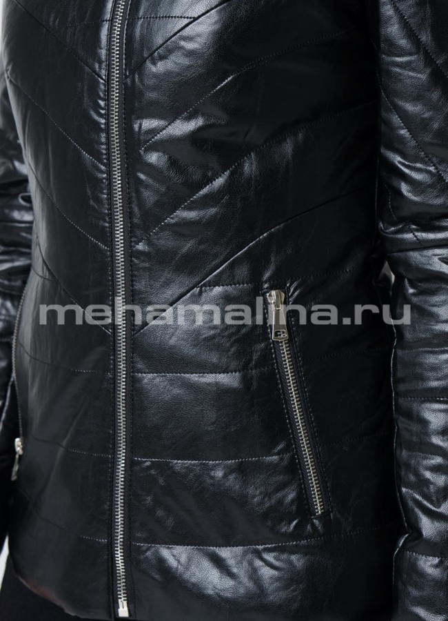 Куртка из эко кожи модель № 7907 универмаг малина