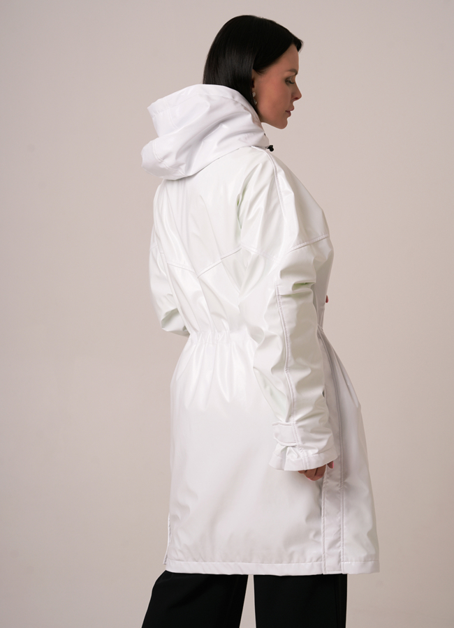 Плащ женский с капюшоном модель № 110 в кредит