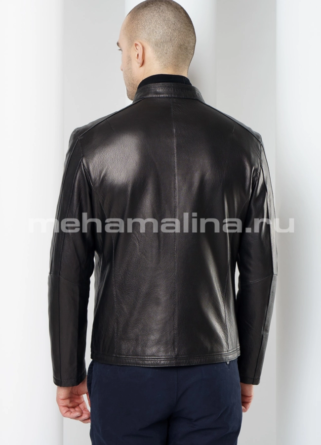 Кожаная куртка модель № KP-206 в кредит