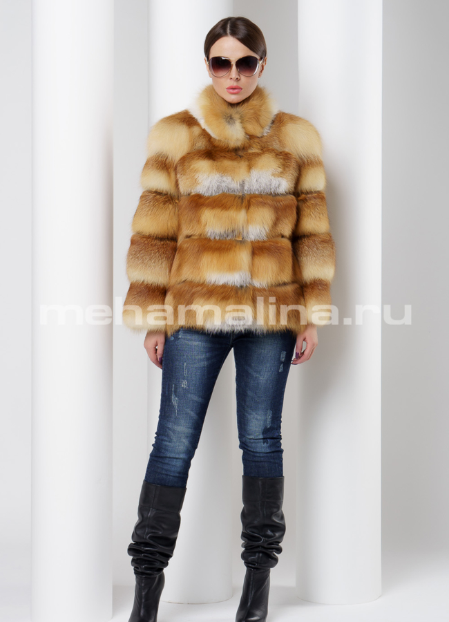Шуба лиса модель № S-530 в рассрочку