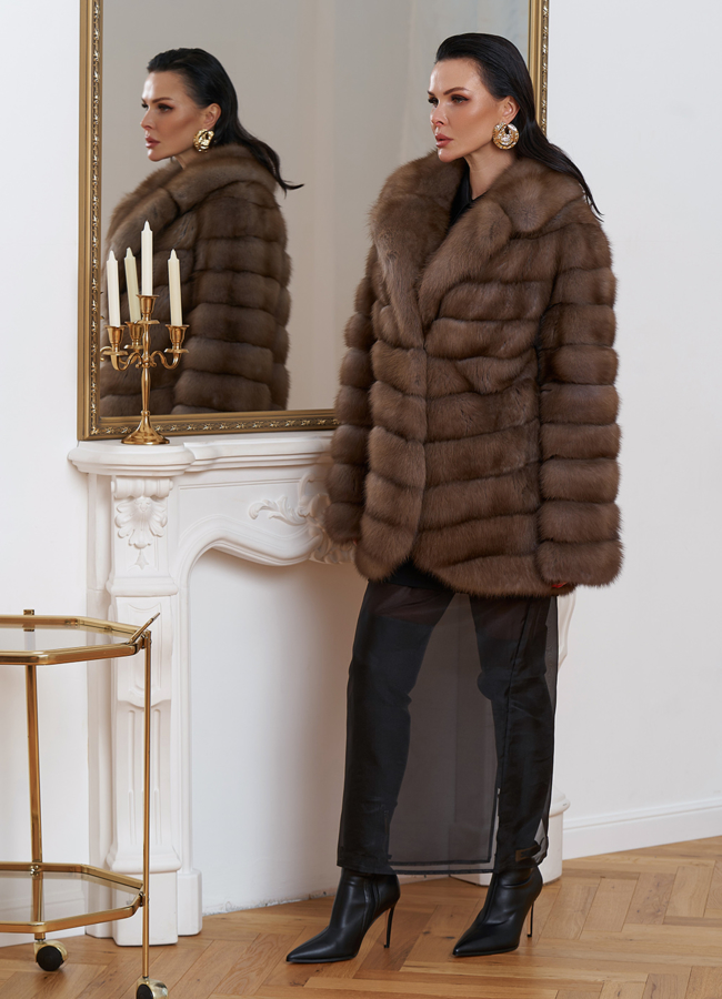 Шуба из куницы модель № 26265 универмаг малина Шуба из куницы модель № 26265 универмаг малина