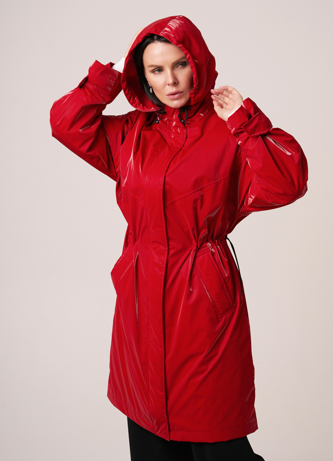 Плащ женский с капюшоном модель № 110 универмаг малина