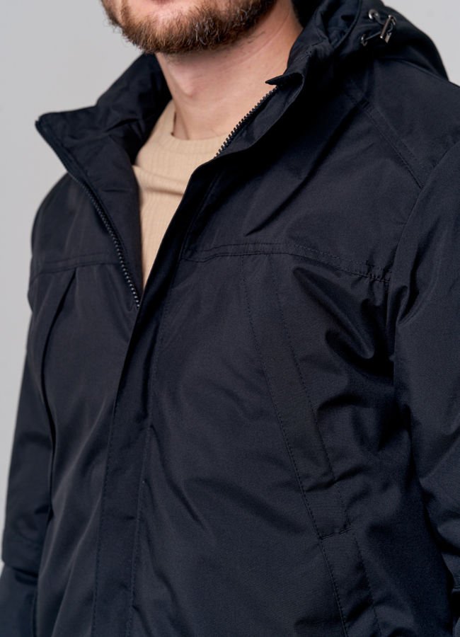 Мужская утепленная куртка с капюшоном модель № 159-01 универмаг малина