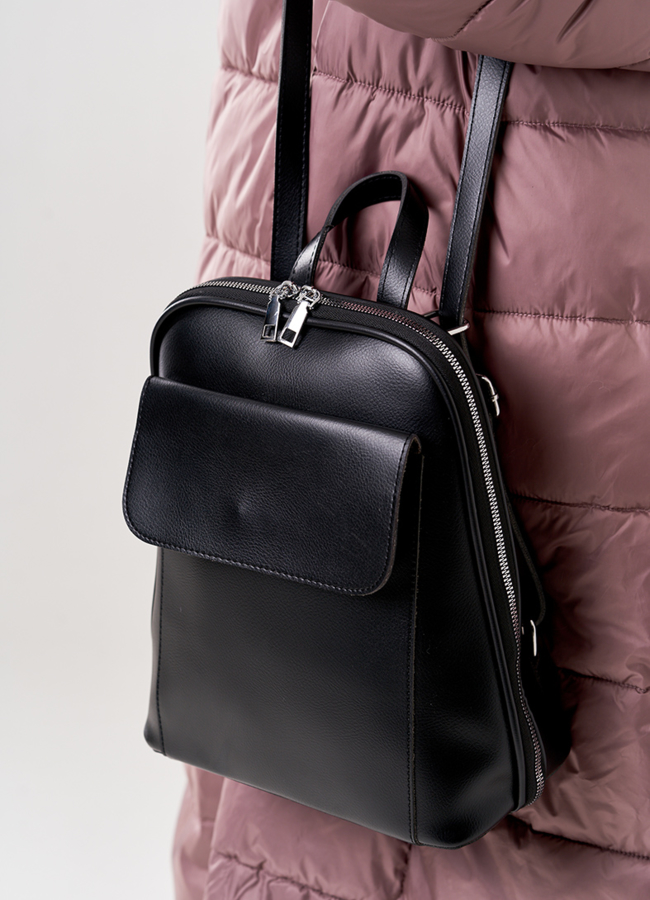 Рюкзак женский черного цвета модель № 5819-3 в рассрочку