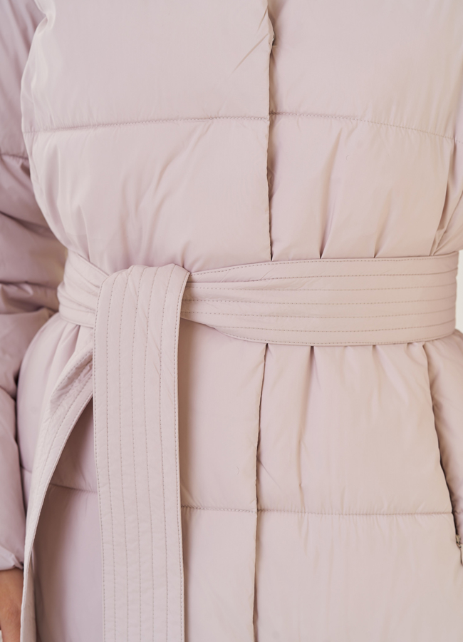 Пуховик женский с капюшоном  модель № 23209 универмаг малина