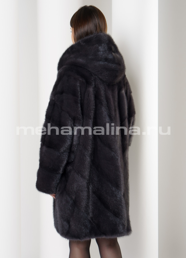 фото Шуба из норки oversize модель № S-691