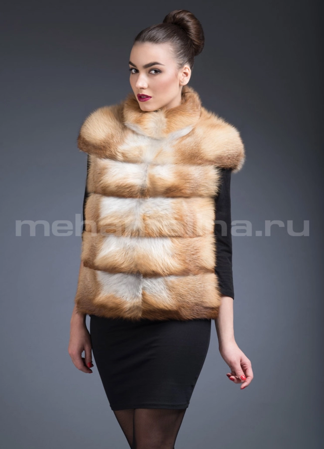 Жилет из лисы 
