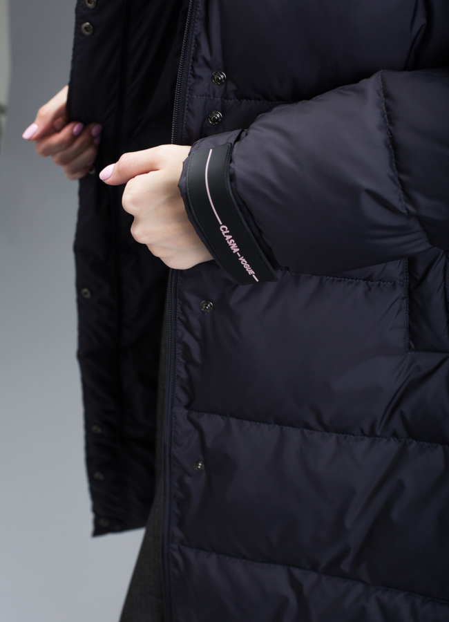 Пуховик женский на биопухе модель № П-336 в рассрочку