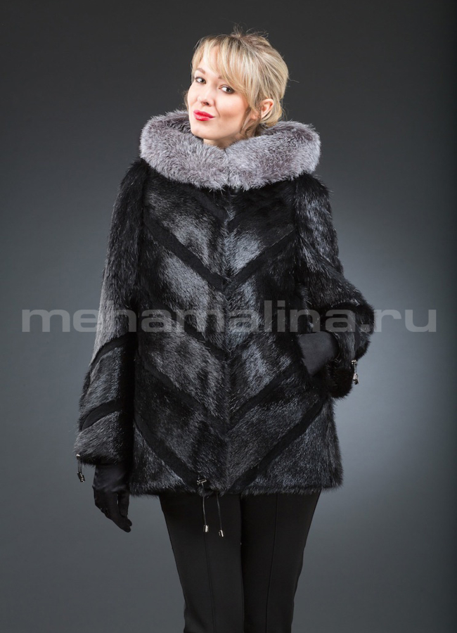 Шуба из нутрии 