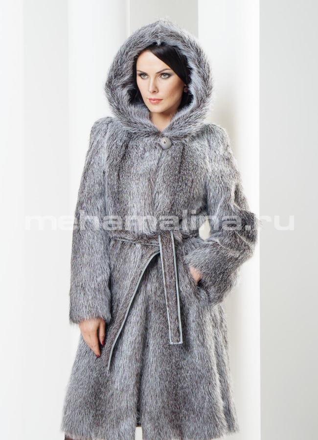 Шуба из нутрии 