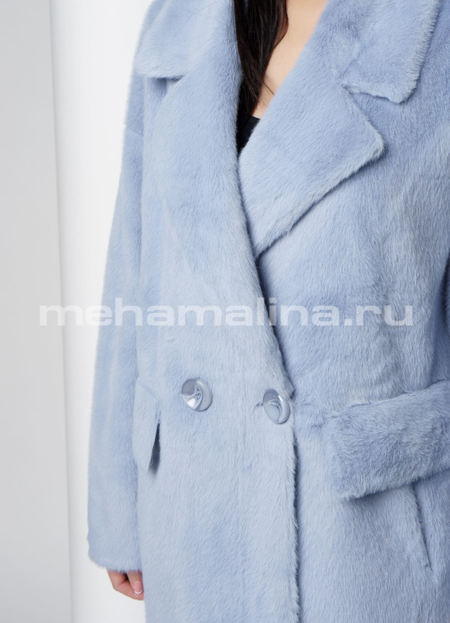 Пальто женское из ворсовой ткани модель № 025 в рассрочку