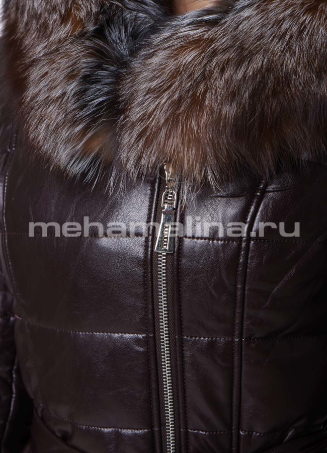 Пуховик с капюшоном модель № 8779 универмаг малина