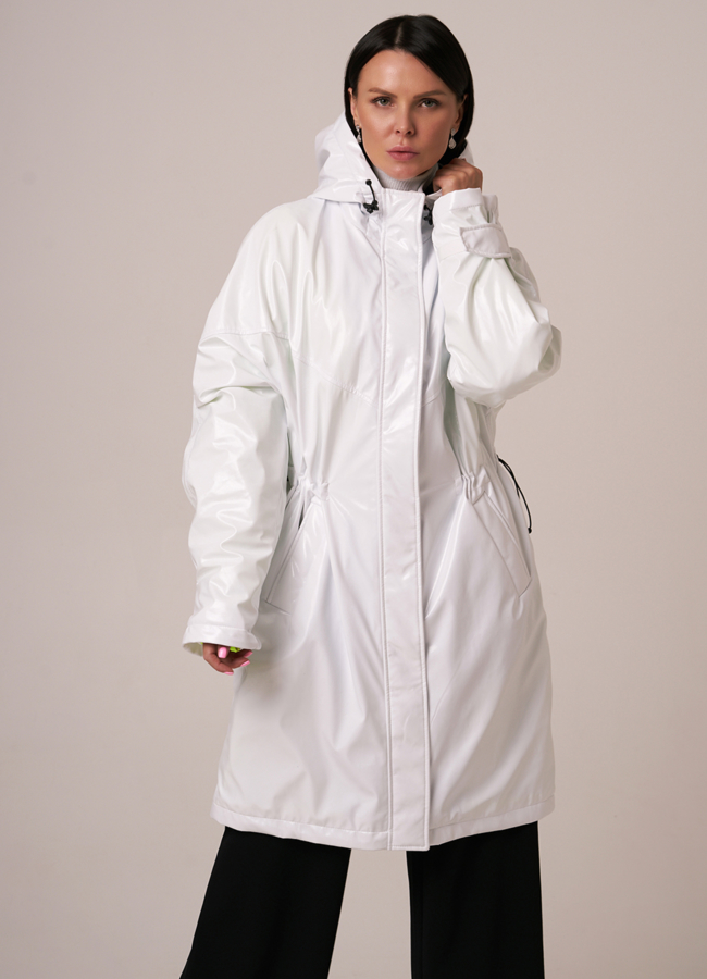 фото Плащ женский с капюшоном модель № 110