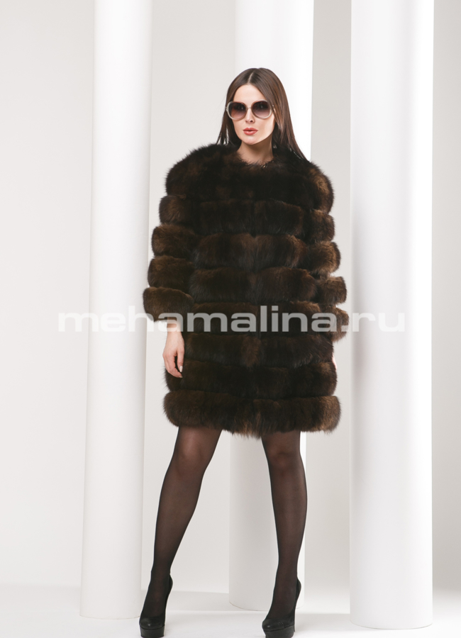 Жакет из песца модель № M-122 в кредит