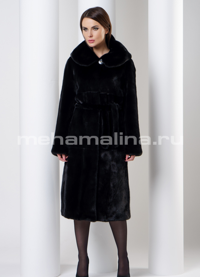Шуба из скандинавской норки модель № S-555 в рассрочку
