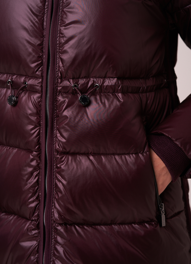Пуховик премиум DiegoM модель № DiegoM 717 универмаг малина
