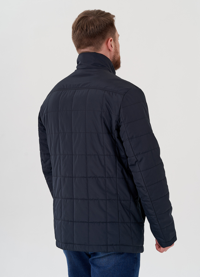 Куртка мужская утепленная синего цвета  модель № 22535 универмаг малина