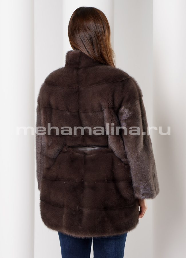 Укороченная шуба модель № S-658 в кредит