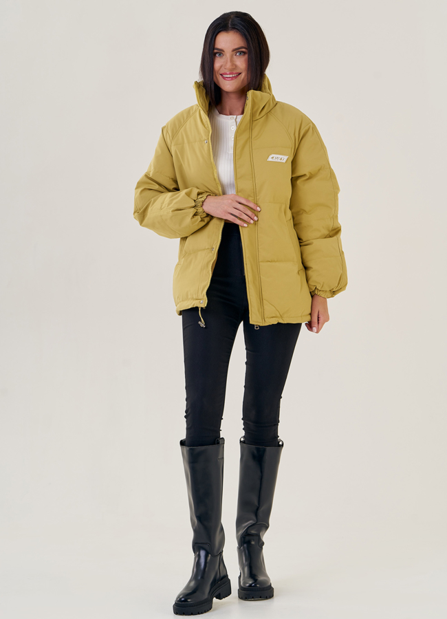 Женская куртка со стойкой модель № 23133 универмаг малина