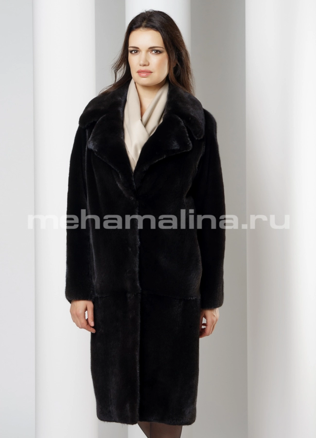 Шуба из норки модель № S-648 универмаг малина