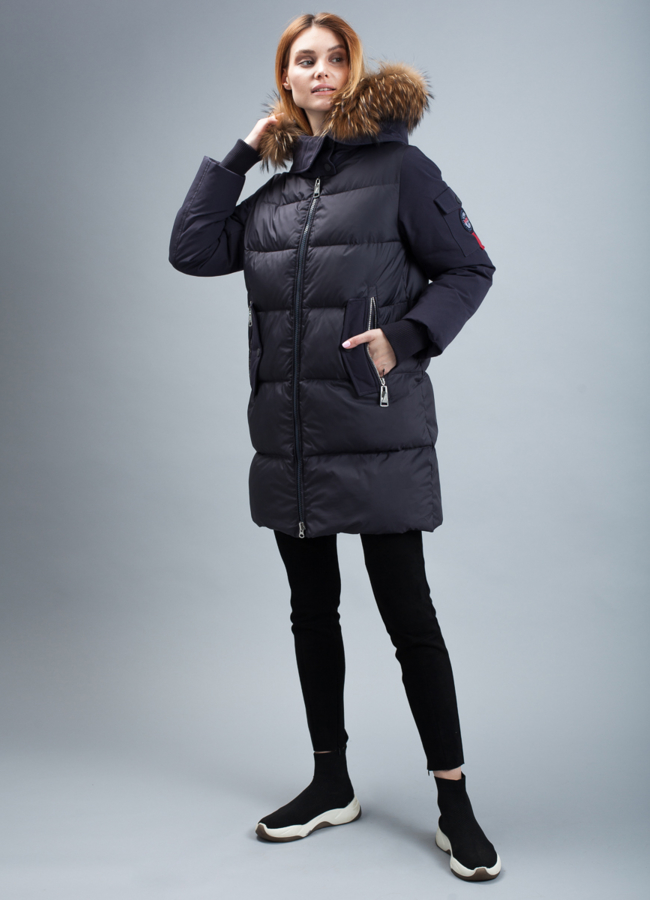 Пуховик женский модель № П-343 универмаг малина