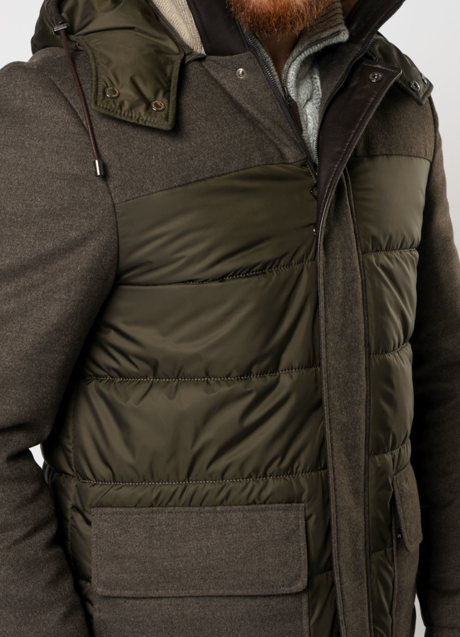 Куртка на молнии со съемным капюшоном модель № DM-135 в рассрочку