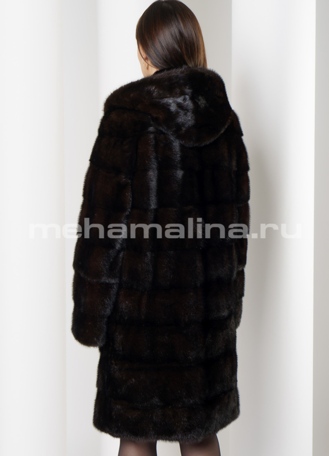 Норковая шуба  модель № S-679 в кредит