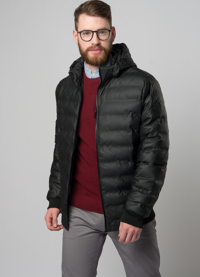 Мужская куртка со съемным капюшоном модель № EM22-92 в рассрочку