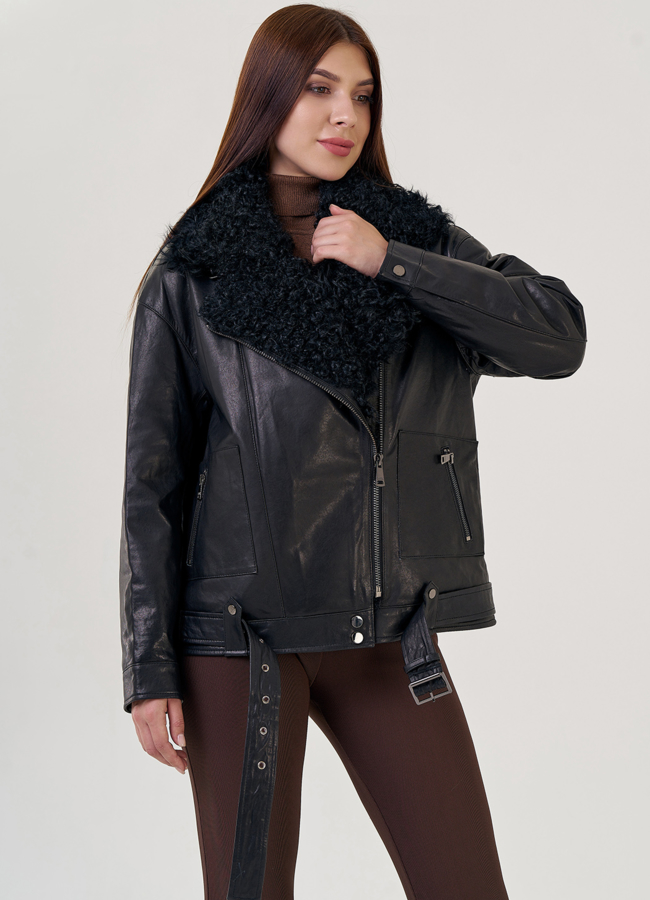 Куртка женская из натуральной кожи модель № 23263 универмаг малина