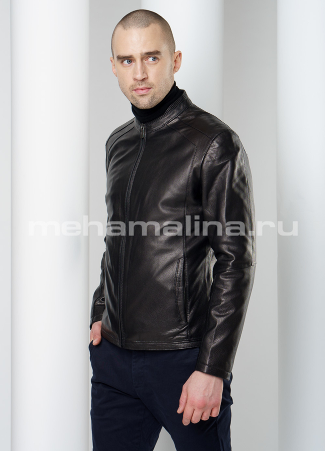 фото Кожаная куртка модель № KP-206