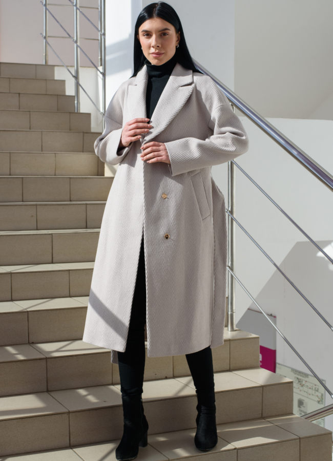 Женское пальто  модель № 22458 универмаг малина