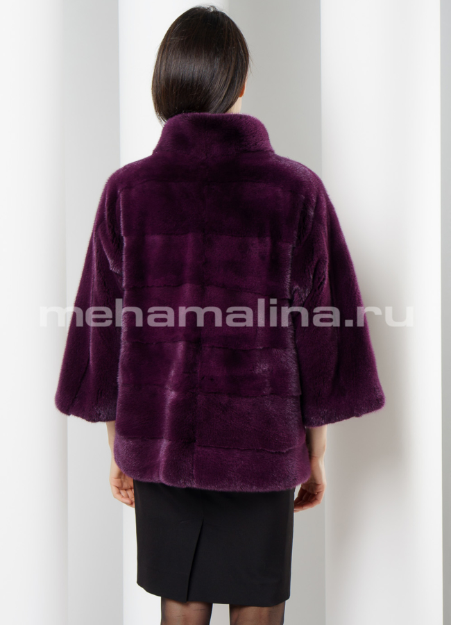 Укороченная шуба модель № S-655 в кредит