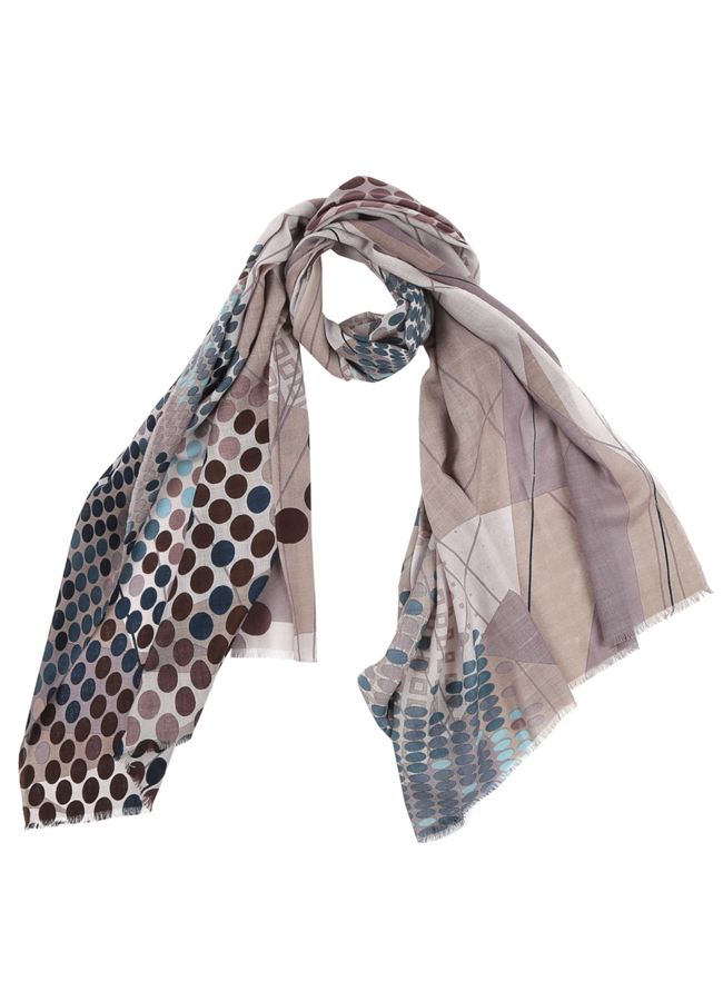 Палантин модель № А-33 меха малина