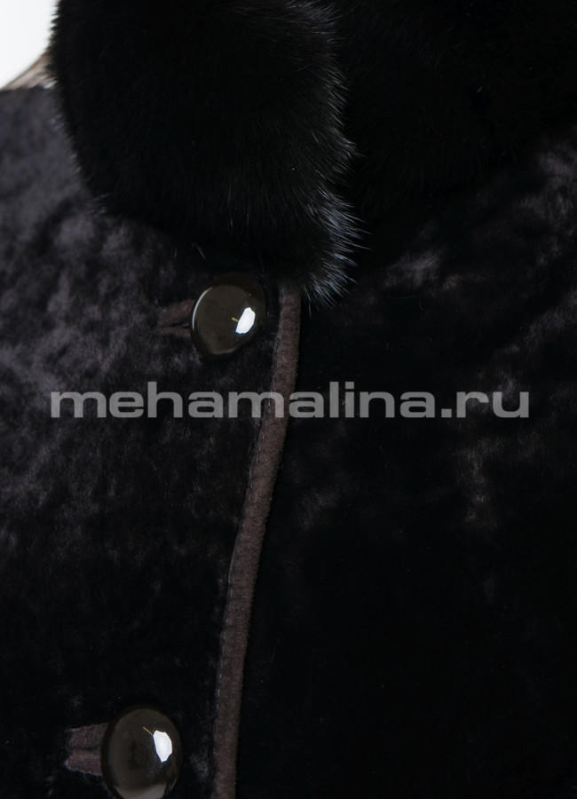 Шуба из мутона модель № S-558 универмаг малина