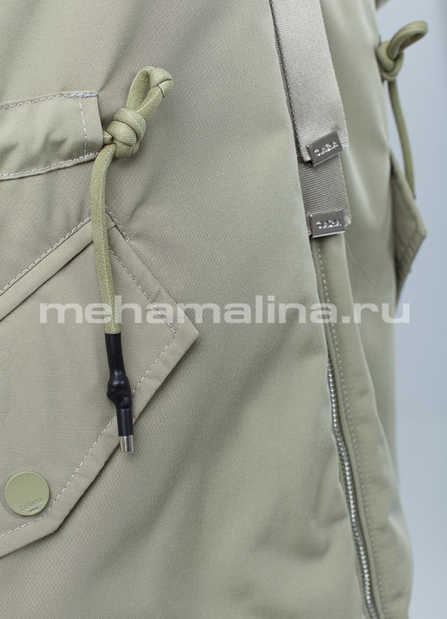 Парка зимняя с мехом модель № П-286 в рассрочку