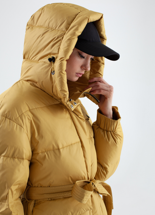 Женский пуховик свободного кроя  модель № 23342 универмаг малина Женский пуховик свободного кроя  модель № 23342 универмаг малина